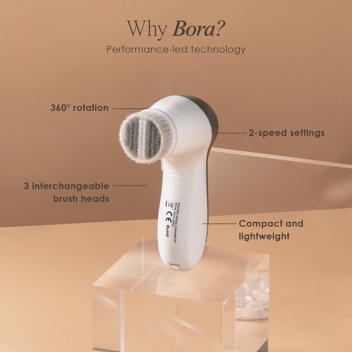 Bora |  Electric Facial Cleanser Set