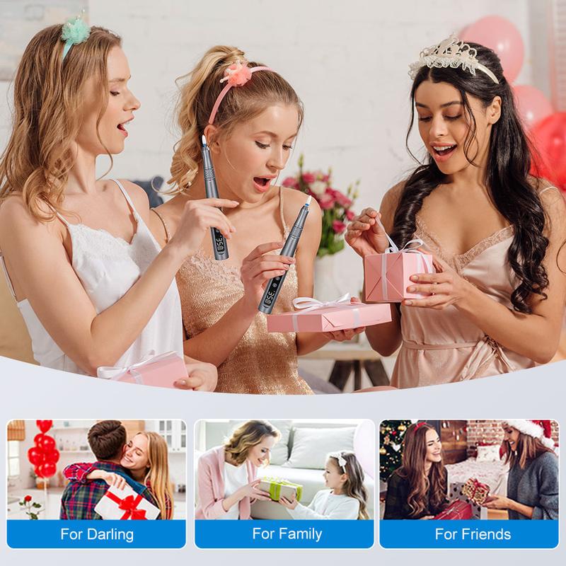 Machine Cordless E-File, Portable Nail Drill Professional