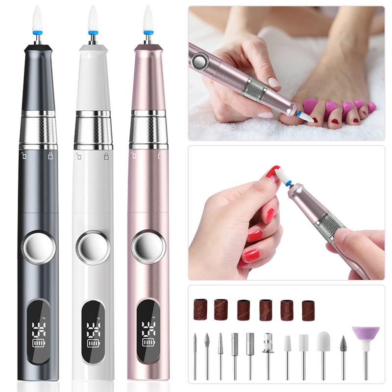 Electric Nail File, Professional Nail Drill, Cordless Nail Drill