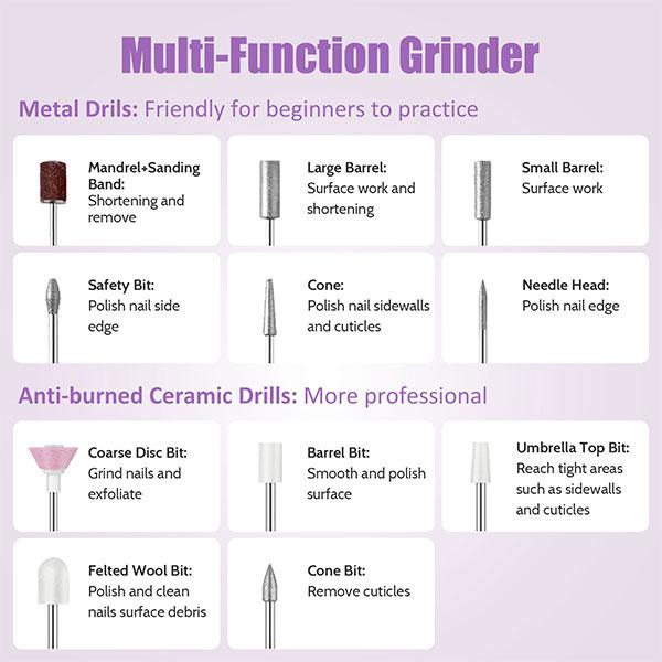 Electric Nail Drill File Professional