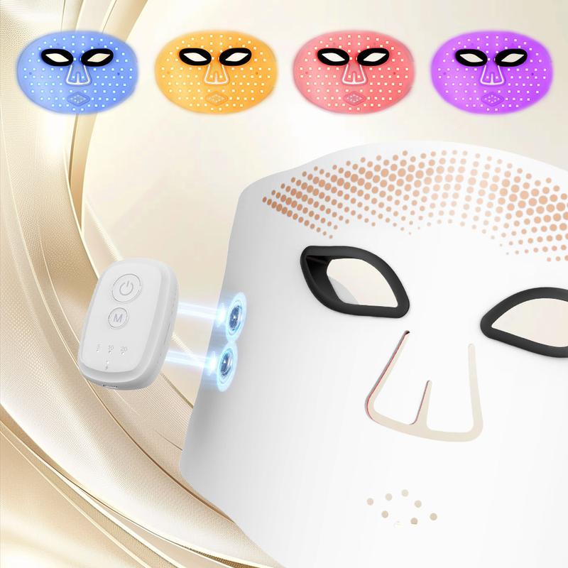 LED Face Mask Light Therapy, Red Light Mask, Infrared Lights Masks