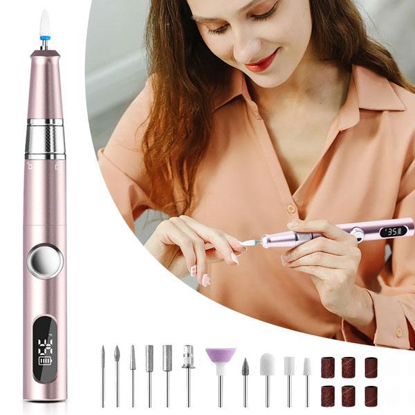 Electric Nail File, Professional Nail Drill, Cordless Nail Drill
