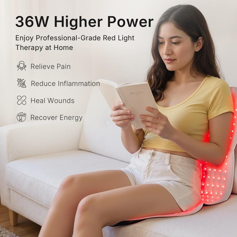 Red Light Therapy Pad Full-Body Relief in Minutes
